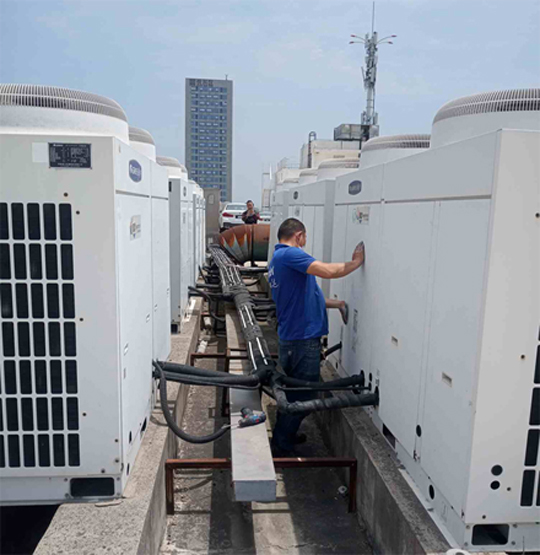 玉门中央空调制热和不制冷系统维修方法